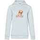 Flower Labrador - Bio-Hoodie für Damen