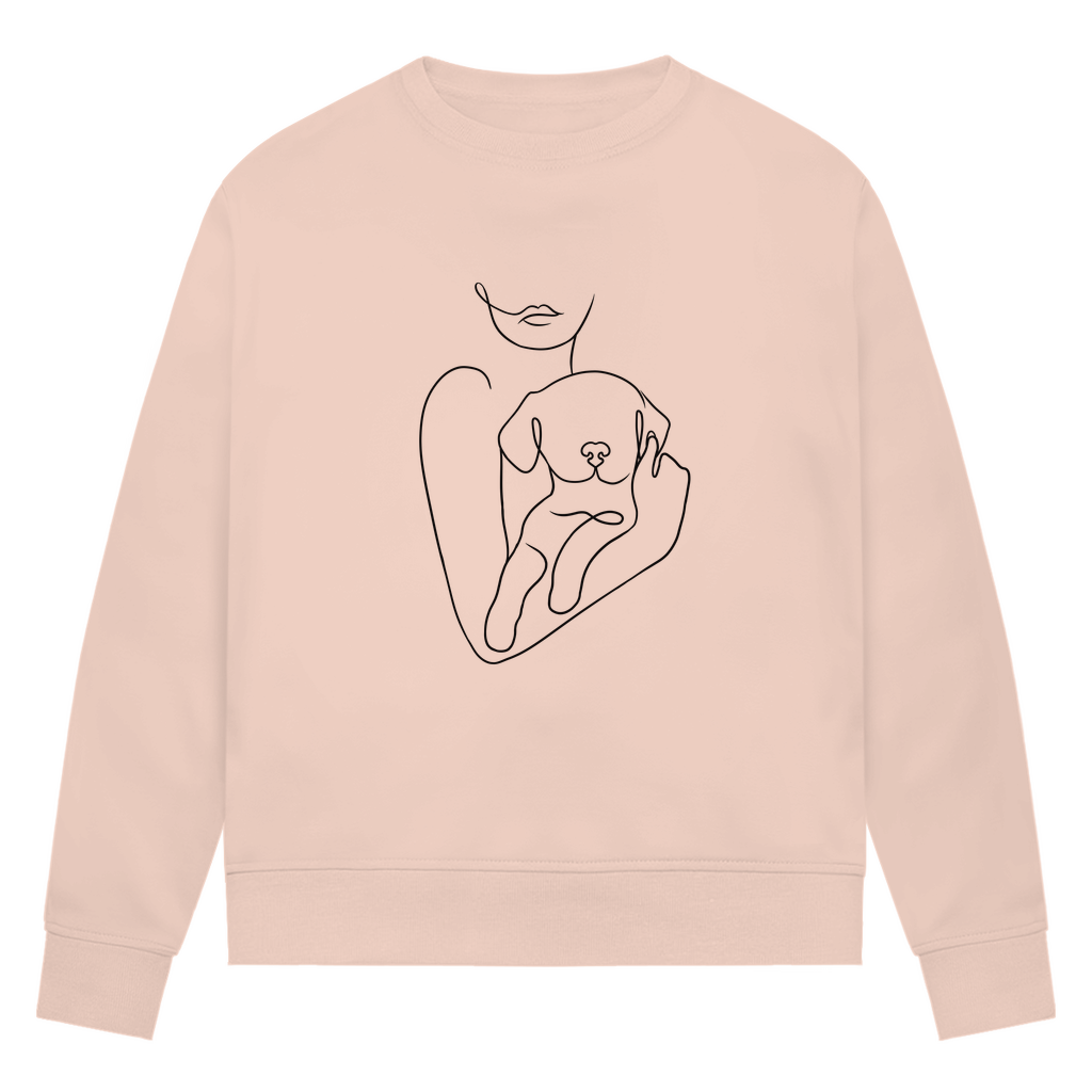 Welpenliebe - Bio-Sweatshirt für Damen