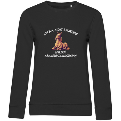 Abwechslungsreich - Bio-Sweatshirt für Damen