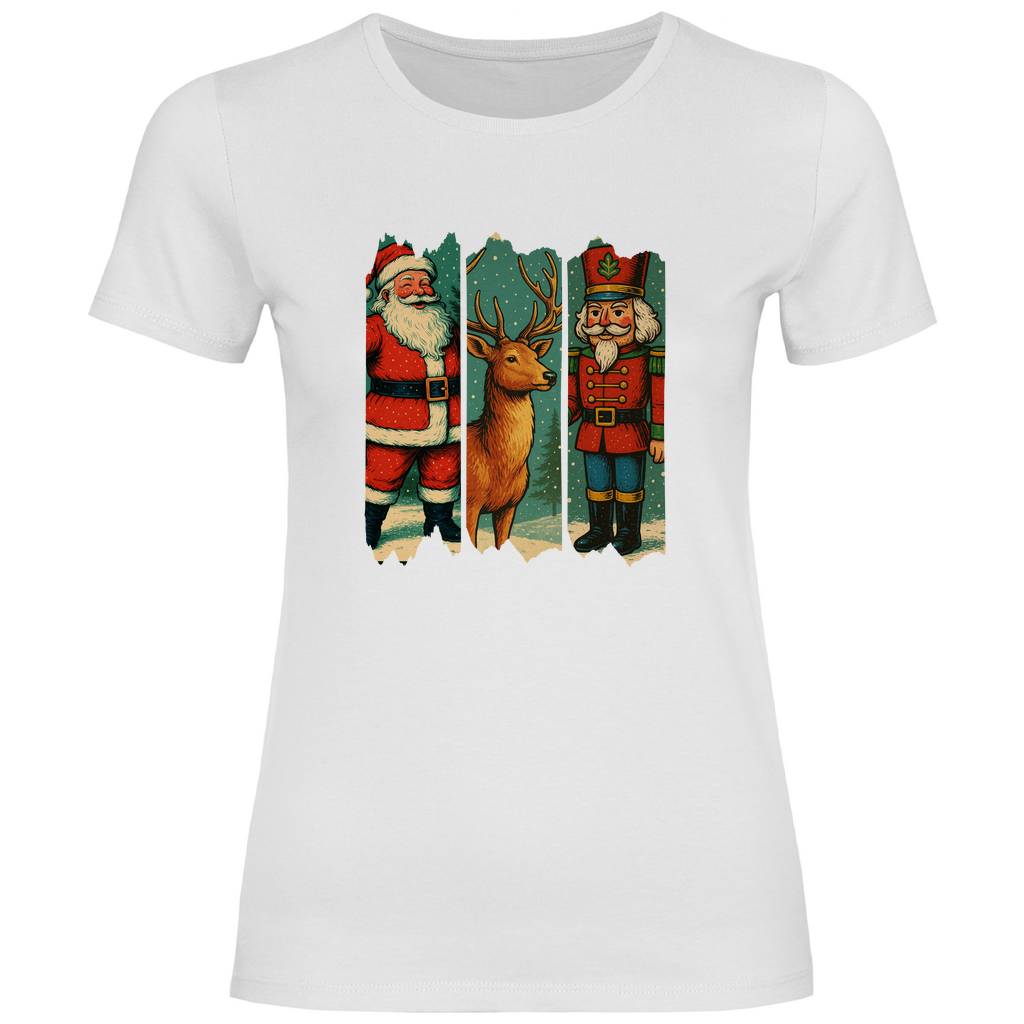 Damen T-Shirt Weihnachten