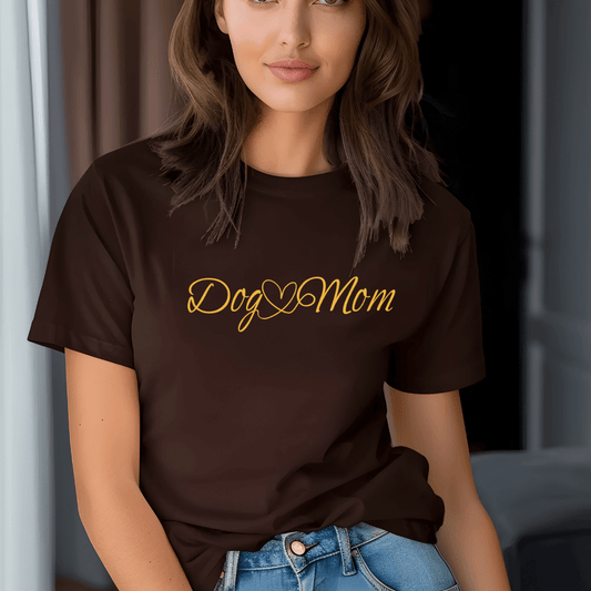 Dog Mom - T-Shirt für Damen