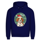 Wuff und Weihnachten - Bio-Hoodie für Herren