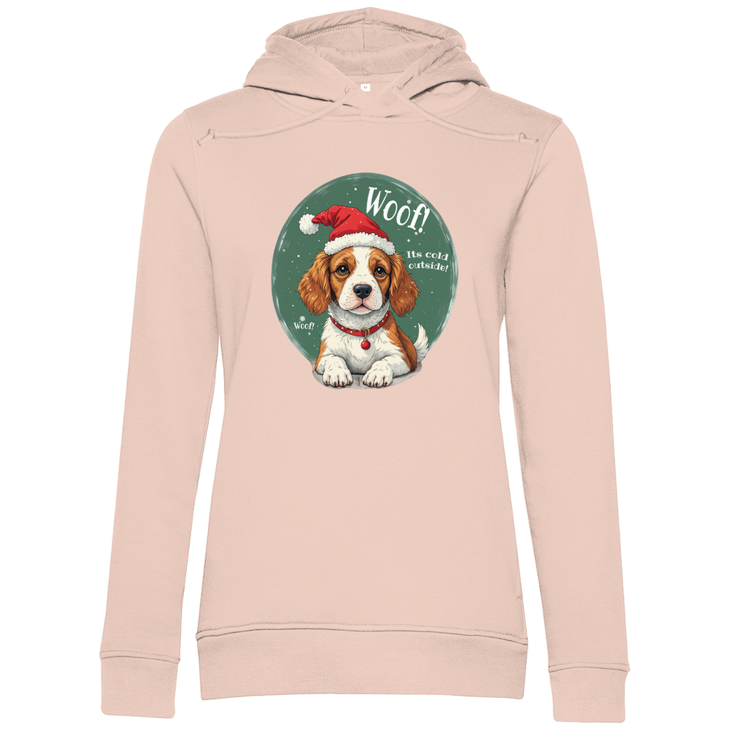 Wuff und Weihnachten - Bio-Hoodie für Damen- Weihnachten