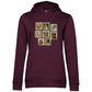 Briefmarken - Bio-Hoodie für Damen