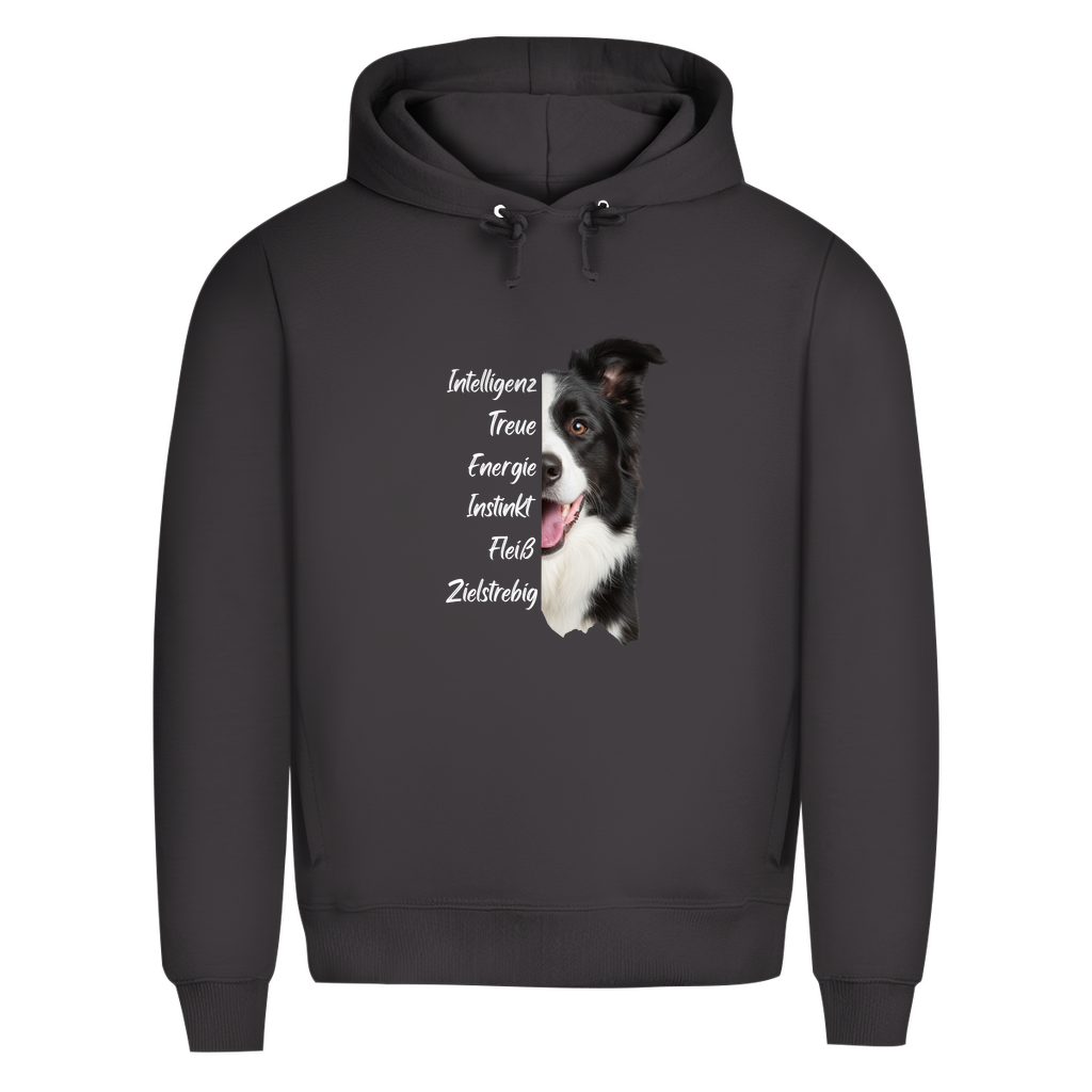 Border Collie - Bio-Hoodie für Herren