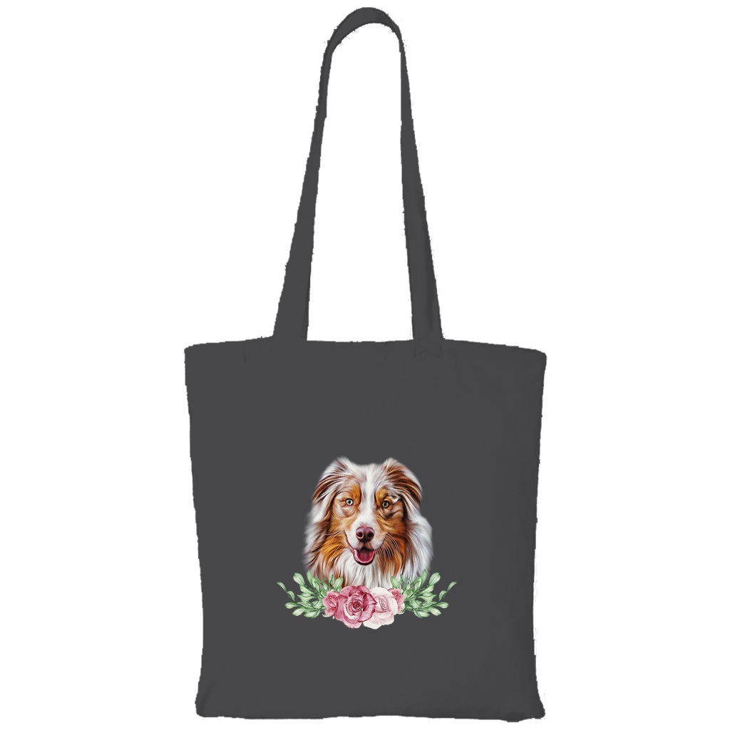 Flower Australian Shepherd - Tragetasche