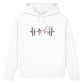 Lebenslinie – Hoodie aus Bio-Baumwolle für Damen