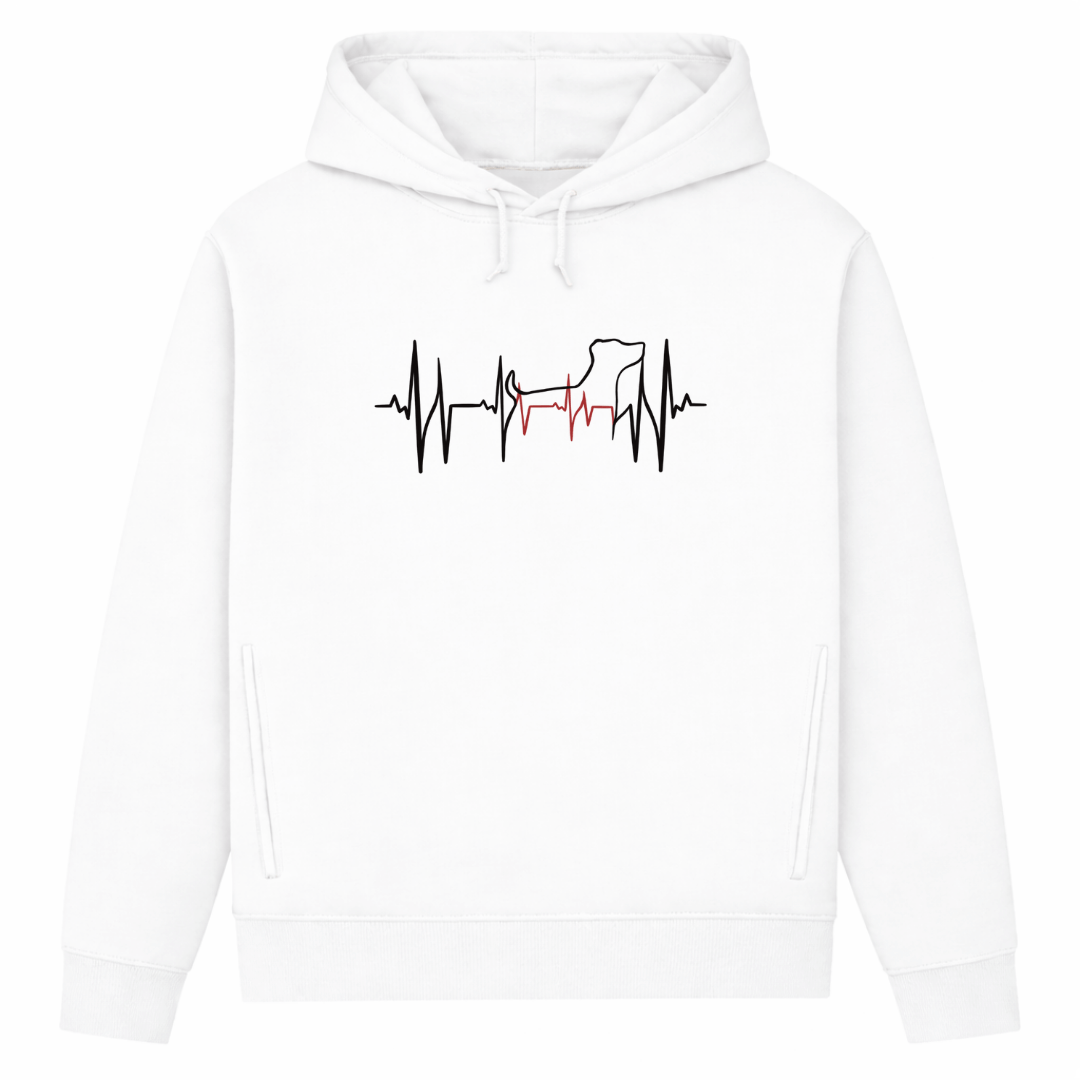 Lebenslinie – Hoodie aus Bio-Baumwolle für Damen
