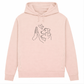 Doppeltes Glück– Hoodie aus Bio-Baumwolle für Damen