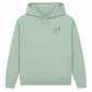 Paw & Flower Vibes– Hoodie aus Bio-Baumwolle für Damen
