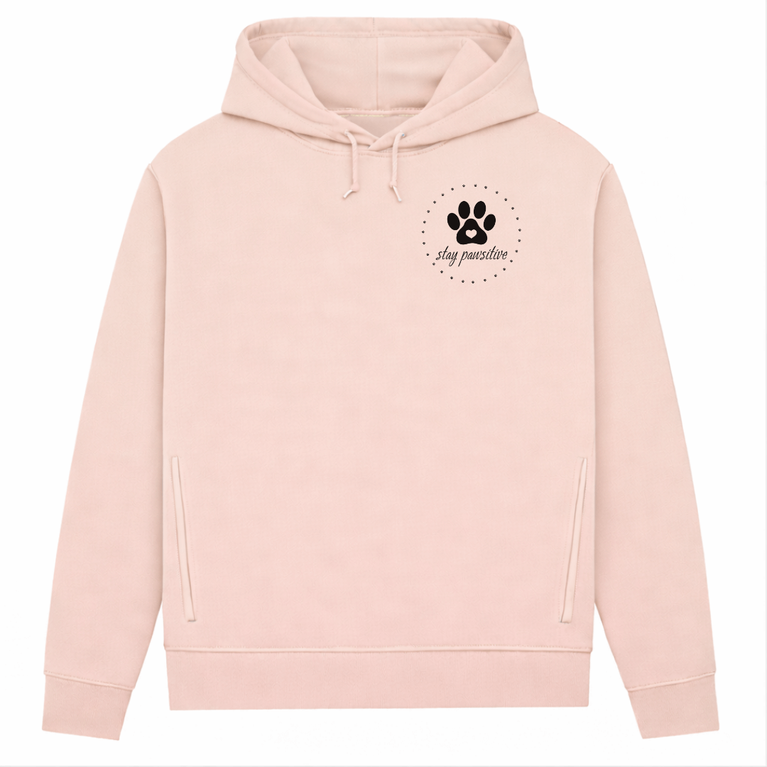 Stay Pawsitive– Hoodie aus Bio-Baumwolle für Damen