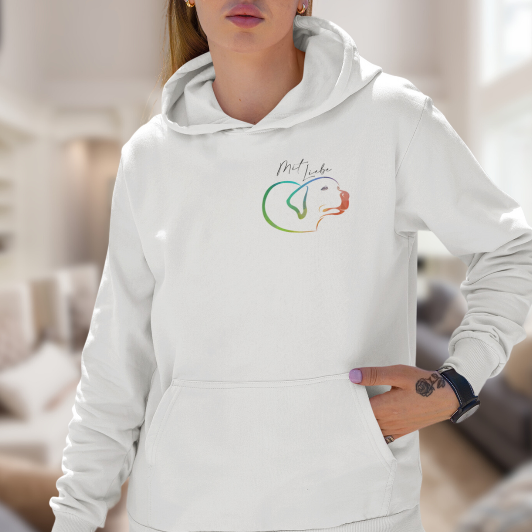 Mit Liebe - Bio-Hoodie für Damen