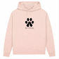 Herz und Pfötchen– Hoodie aus Bio-Baumwolle für Damen