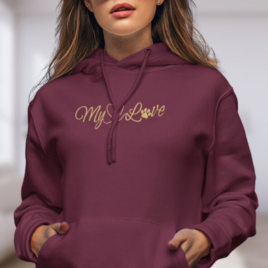 My Love - Bio-Hoodie für Damen