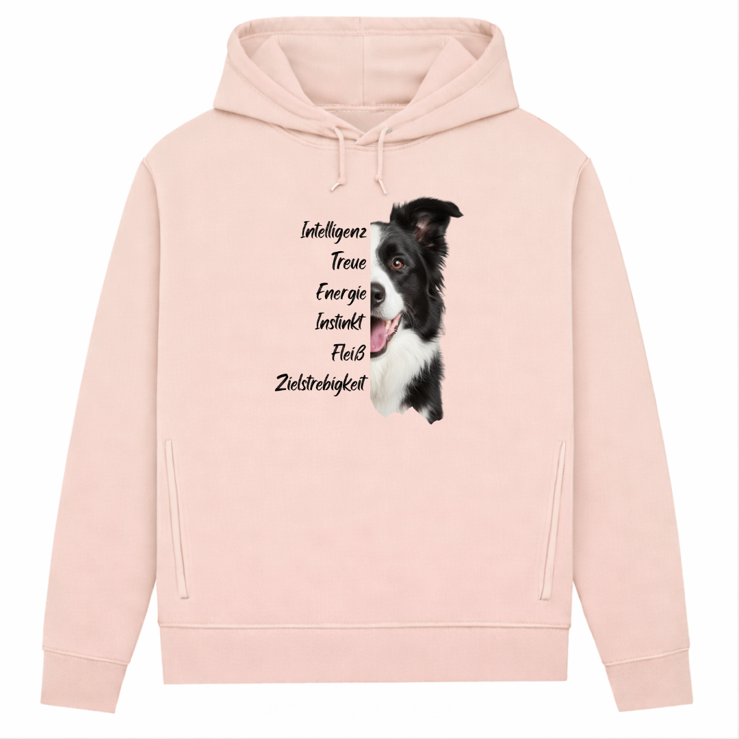 Collie Spirit- Hoodie aus Bio-Baumwolle für Damen
