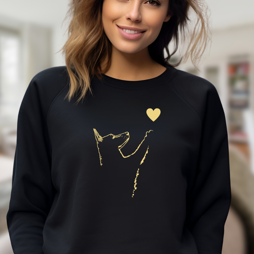 Liebe Hund - Sweatshirt für Damen