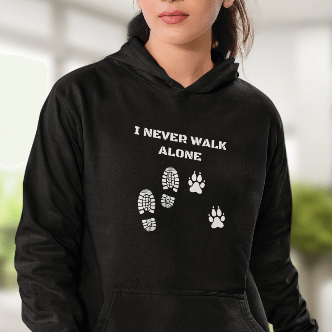 I Never Walk Alone - Bio-Hoodie für Damen