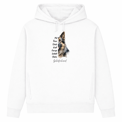Schäferhund– Hoodie aus Bio-Baumwolle für Damen