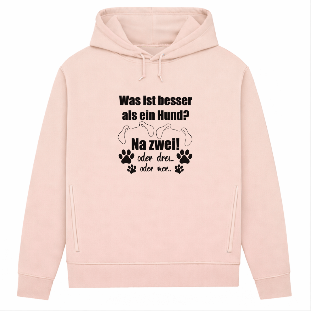 Je Mehr Desto Besser– Hoodie aus Bio-Baumwolle für Damen
