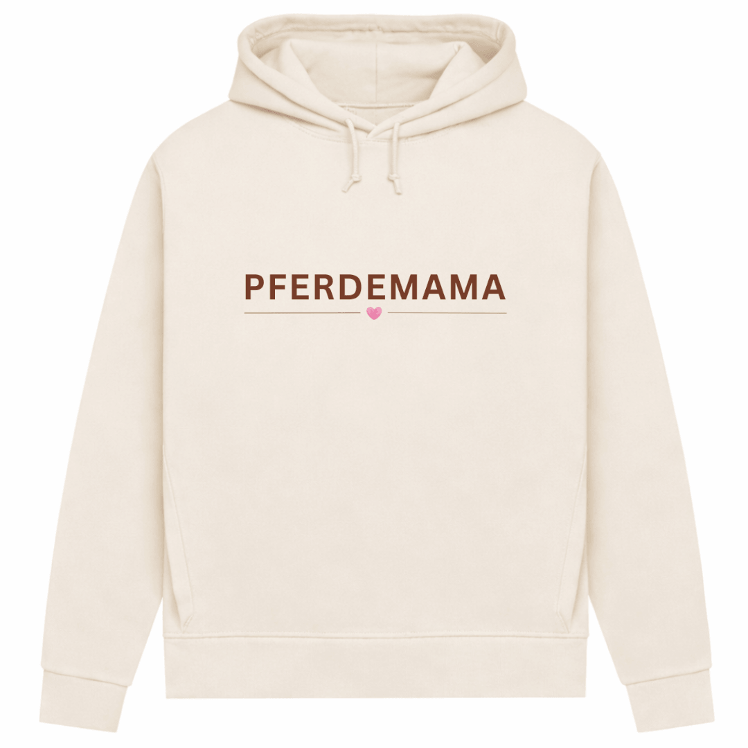 Pferdemama – Hoodie aus Bio-Baumwolle für Damen