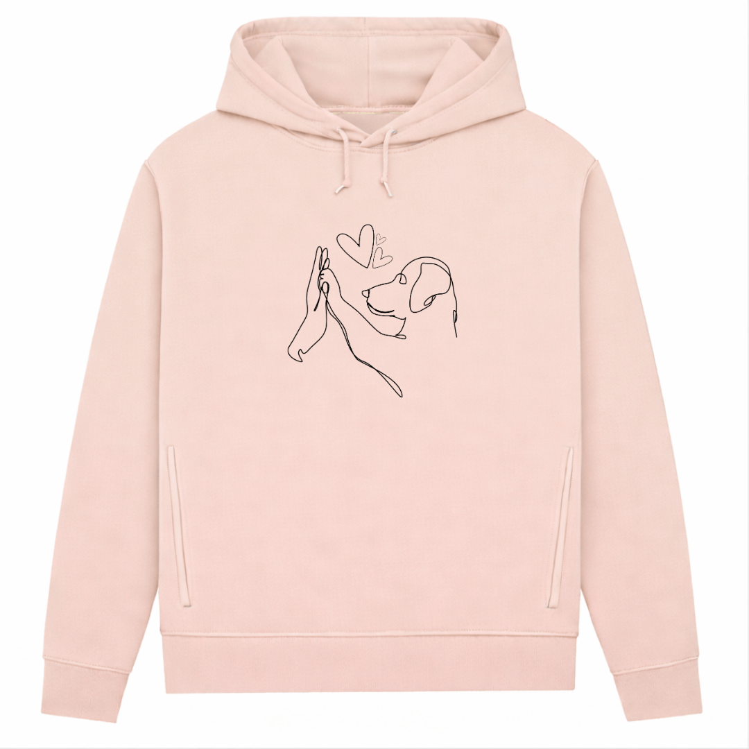 Wahre Liebe – Hoodie aus Bio-Baumwolle für Damen