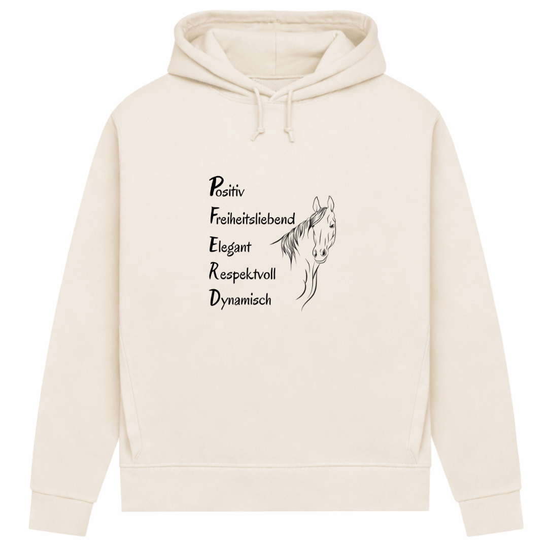 Seelenpferd - Hoodie aus Bio-Baumwolle für Damen