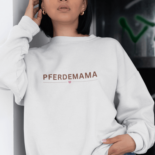 Pferdemama - Bio-Sweatshirt für Damen