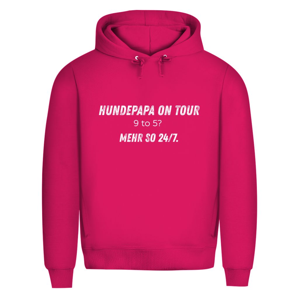 Herren Premium Bio Hoodie Vollzeit-Hundepapa