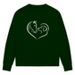Herzensfreunde - Bio-Sweatshirt für Damen