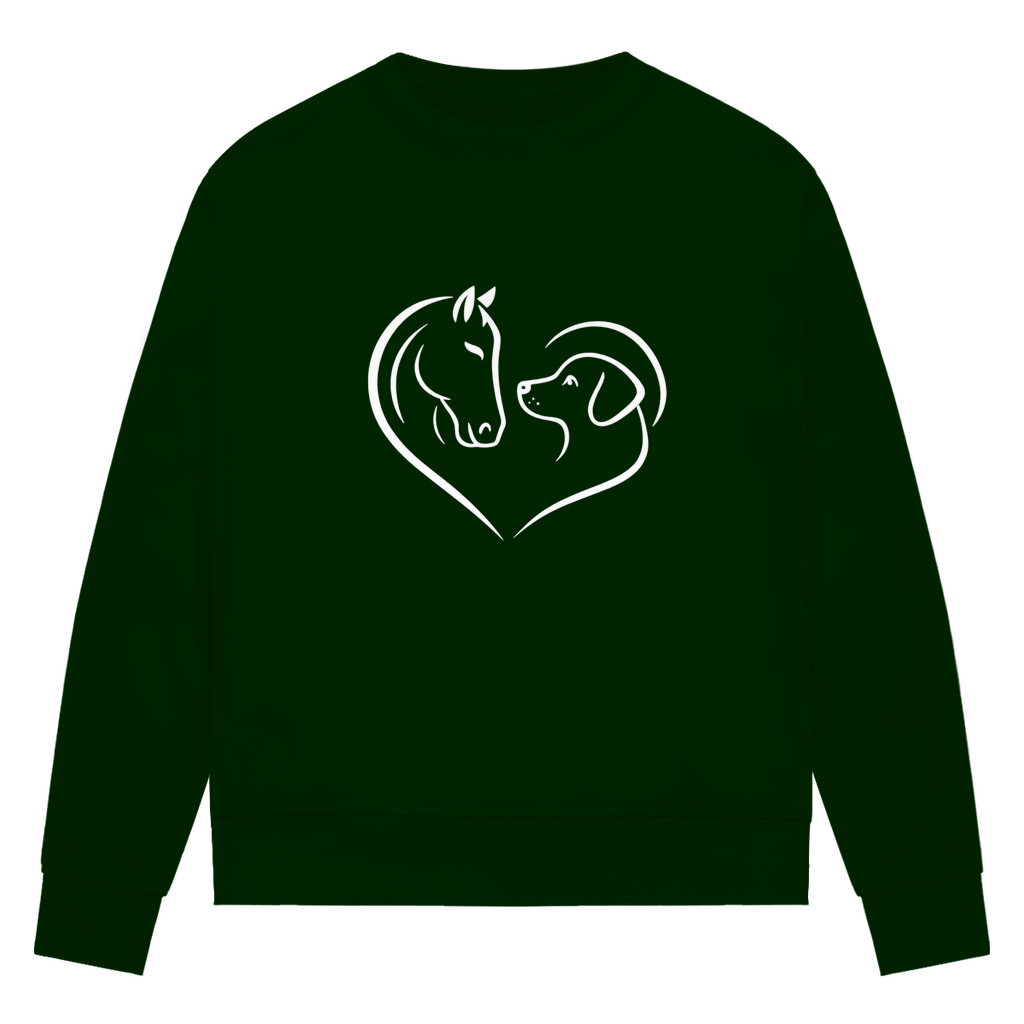 Herzensfreunde - Bio-Sweatshirt für Damen