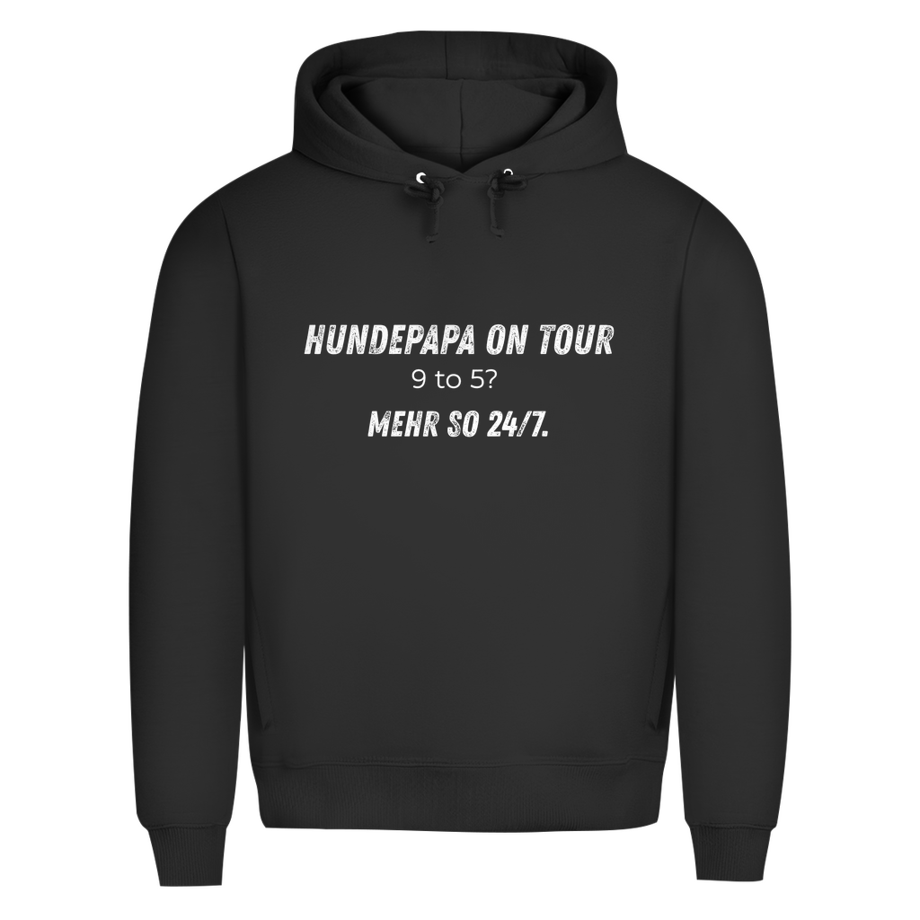 Herren Premium Bio Hoodie Vollzeit-Hundepapa