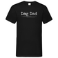 Herren Basic V-Neck T-Shirt Dog Dad