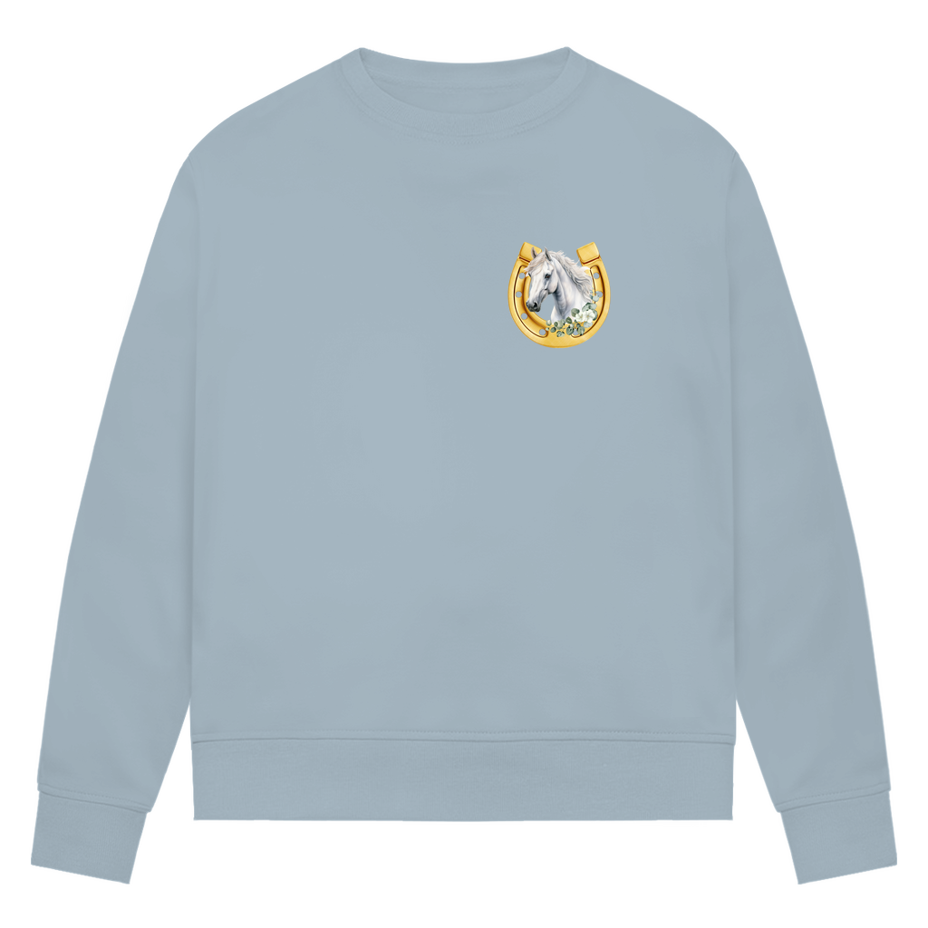 Hufeisenzauber - Bio-Sweatshirt für Damen