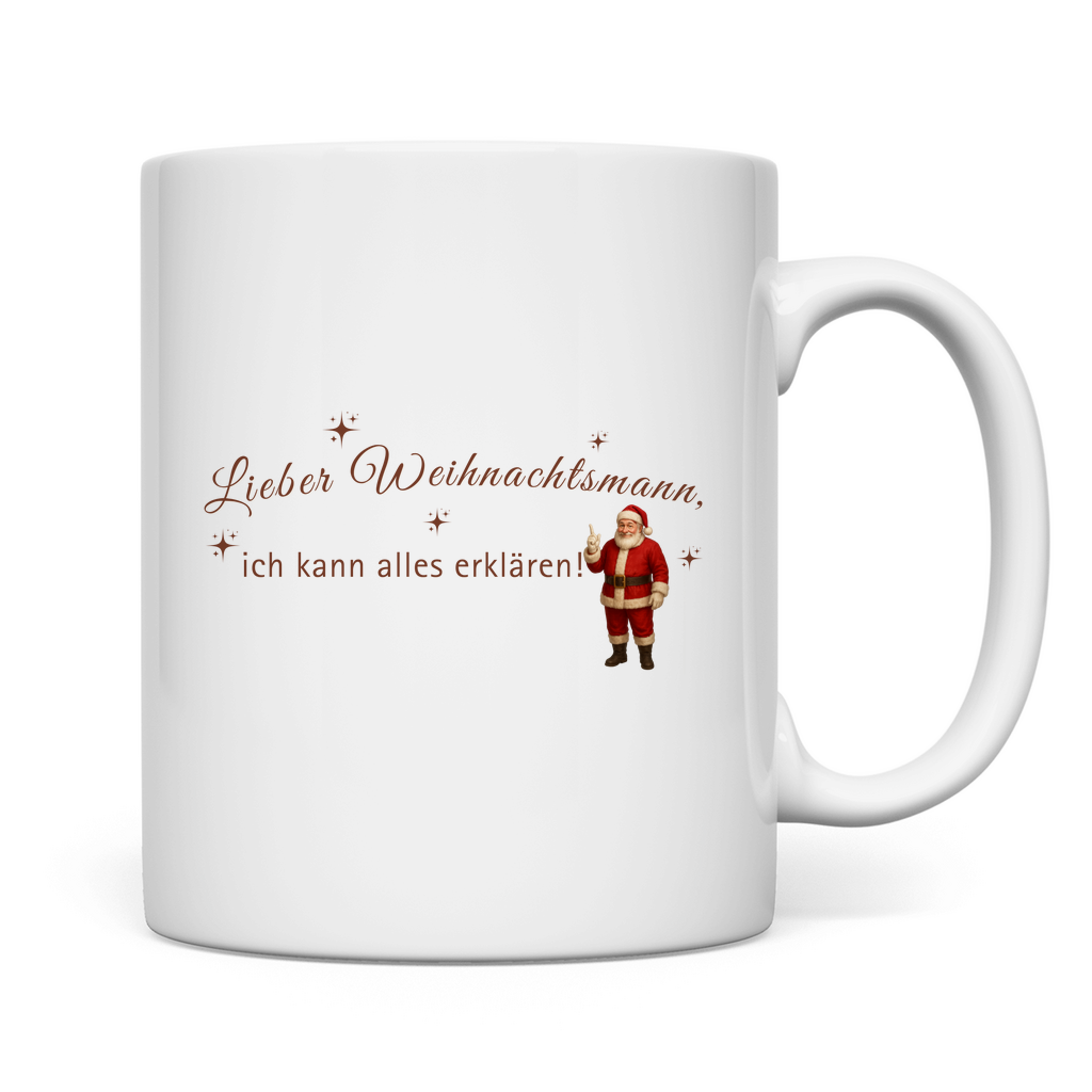 Lieber Weihnachtsmann - Tassen