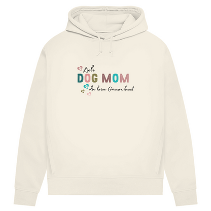 Liebe ohne Grenzen - Bio Hoodie Dog Mom