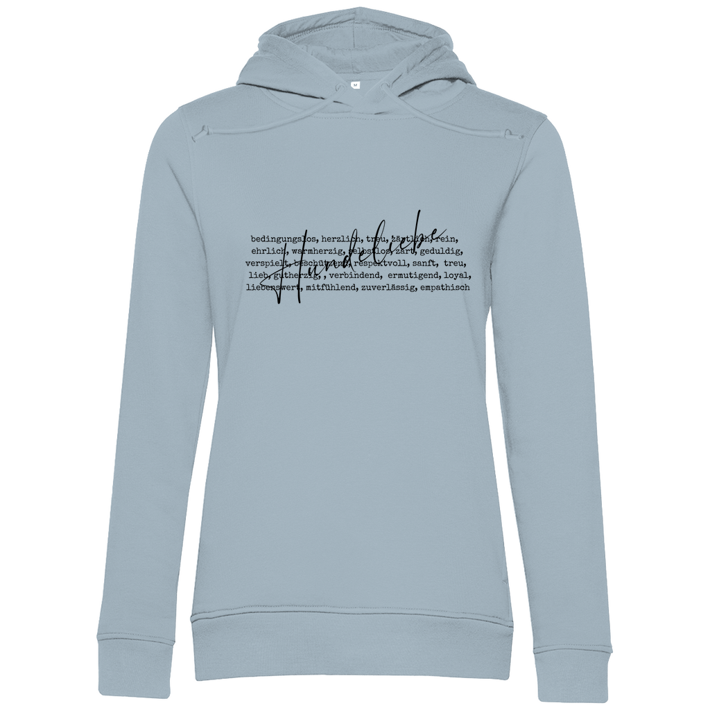 Hunde Liebe ist... - Bio-Hoodie für Damen