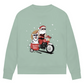 Biker Santa - Bio-Sweatshirt für Damen