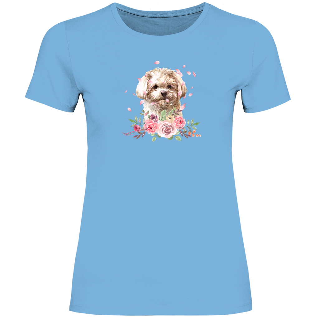 Flower Malteser - T-Shirt für Damen