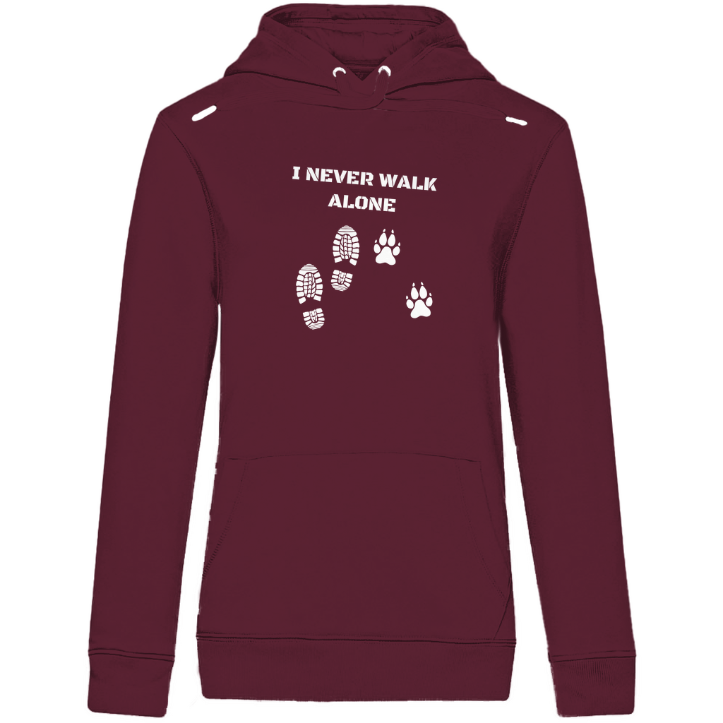 I Never Walk Alone - Bio-Hoodie für Damen