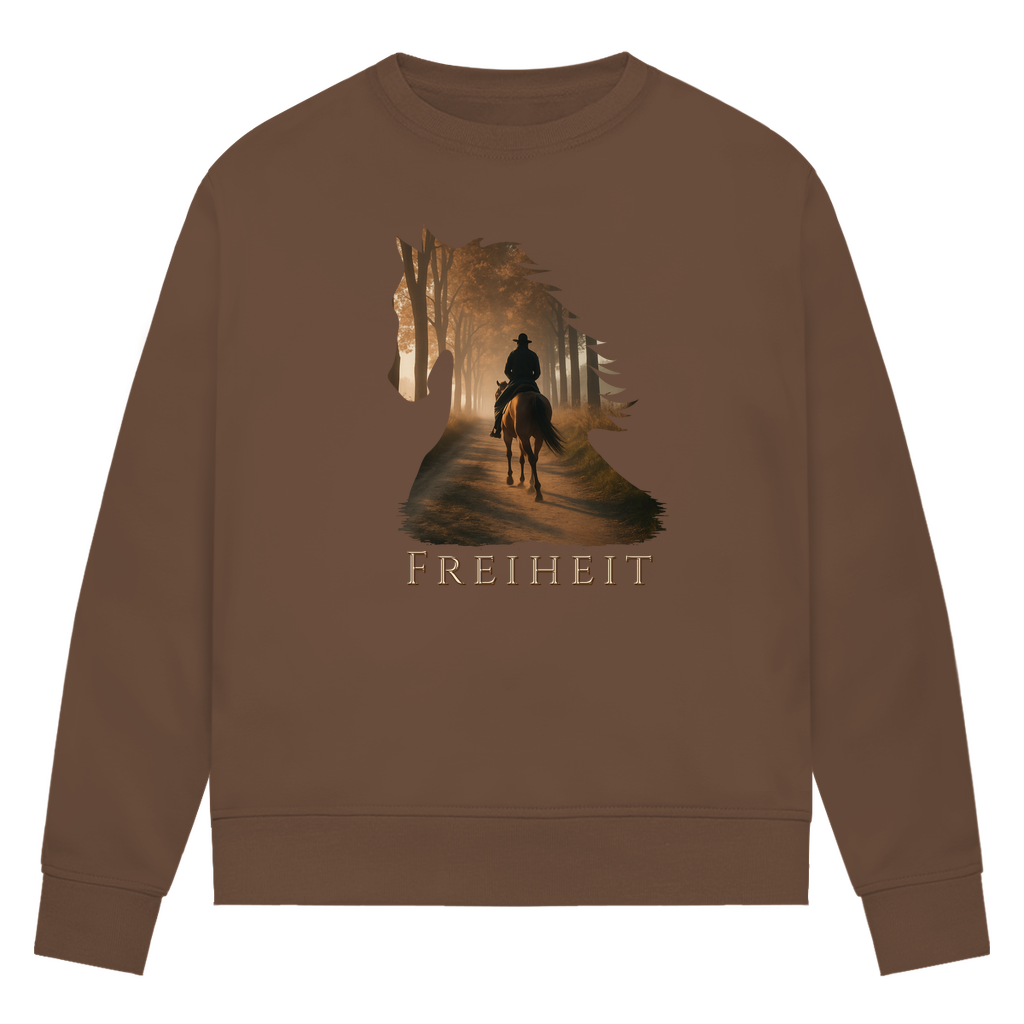 Freiheit - Bio-Sweatshirt für Damen