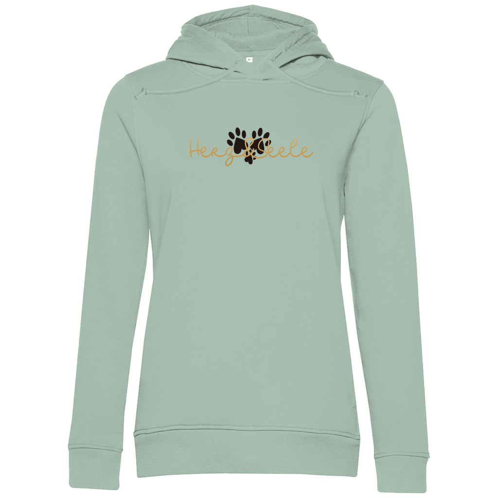 Herz und Seele -Bio-Hoodie für Damen