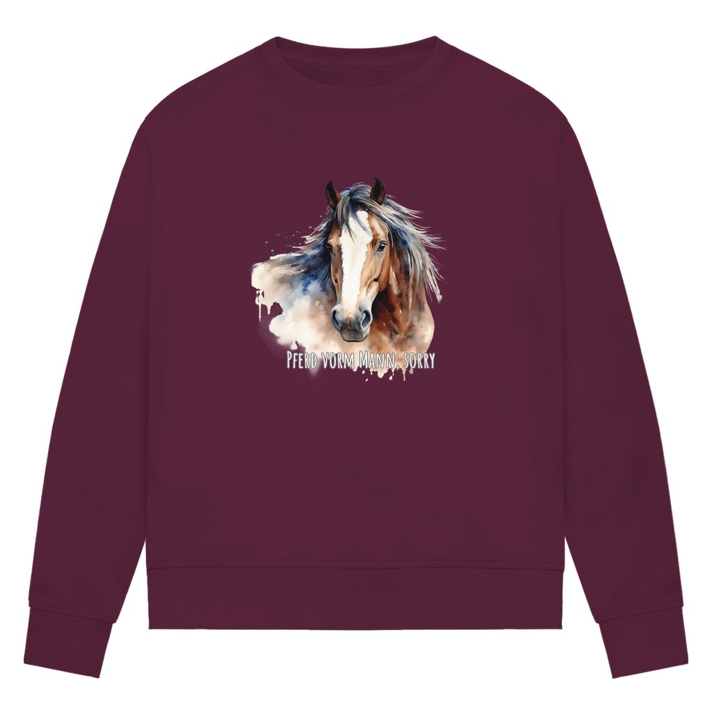 Pferd - Bio-Sweatshirt für Damen