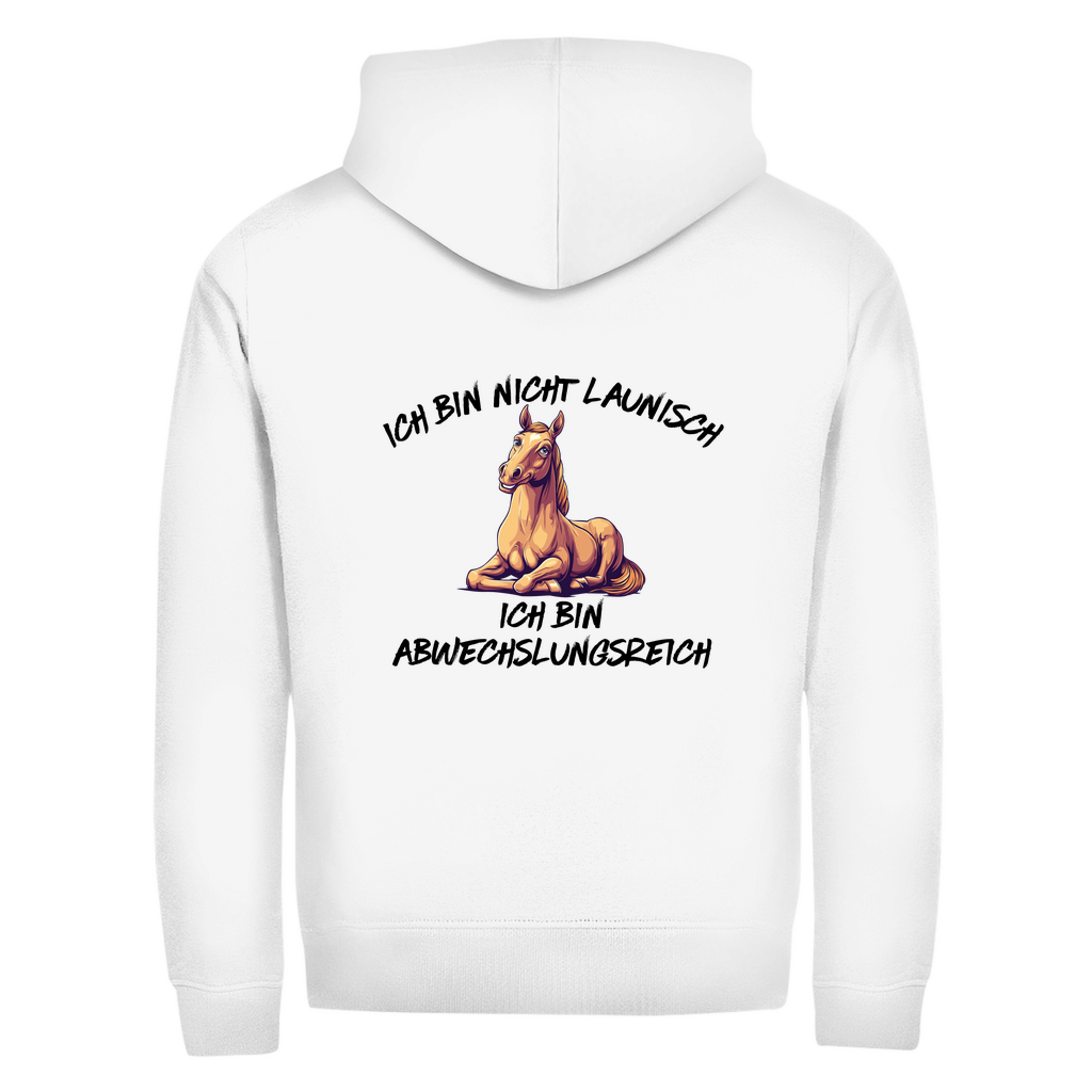 Abwechslungsreich - Zipper-Hoodie Unisex | Rückendruck
