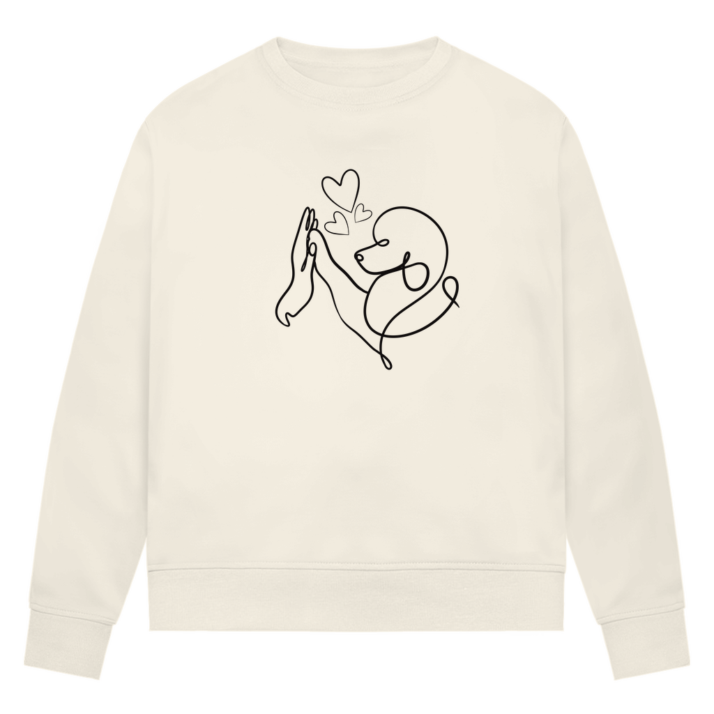 Pudelliebe - Bio-Sweatshirt für Damen