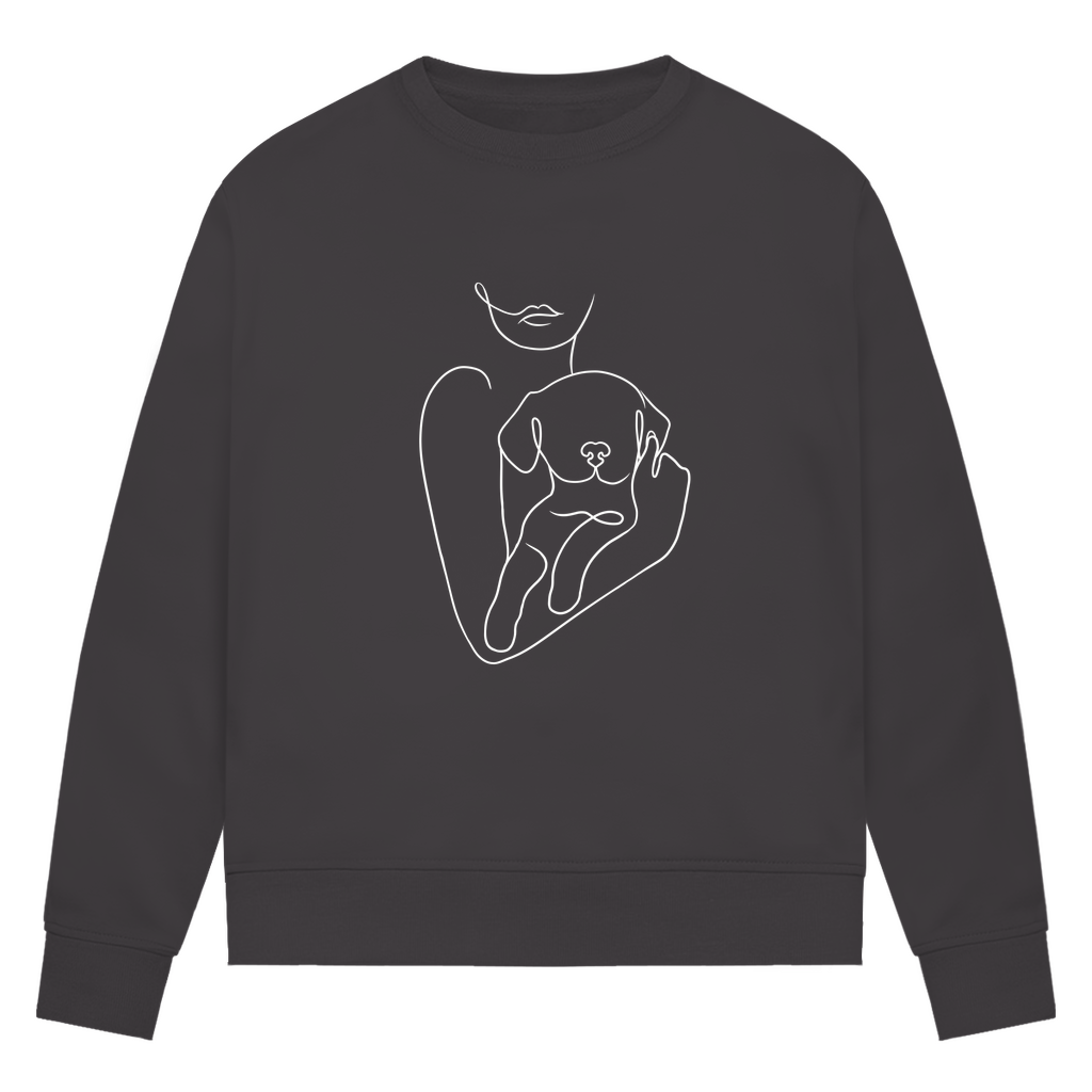 Welpenliebe - Bio-Sweatshirt für Damen