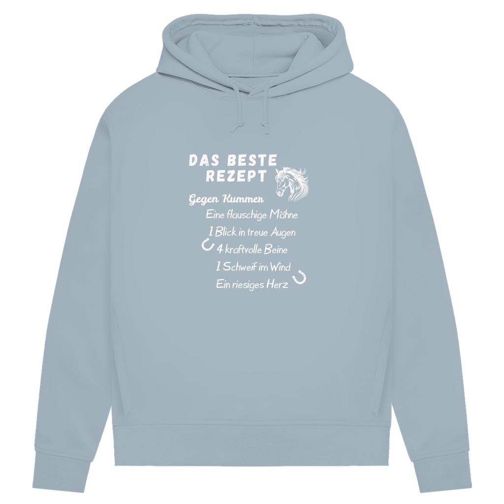 Herzensrezept - Bio-Hoodie für Damen
