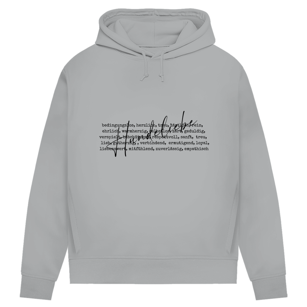Hunde Liebe ist... - Bio-Hoodie für Damen