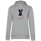 Flower Schnauzer - Bio-Hoodie für Damen