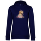 Flower Labrador - Bio-Hoodie für Damen