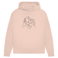 Doppeltes Glück - Bio-Hoodie für Damen